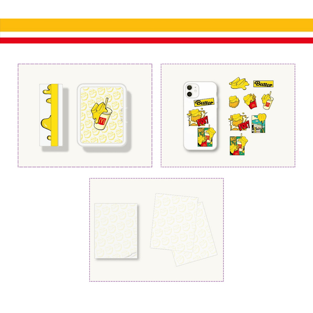 BTS - BTS X MCDONALD'S MELTING MINI STATIONERY SET