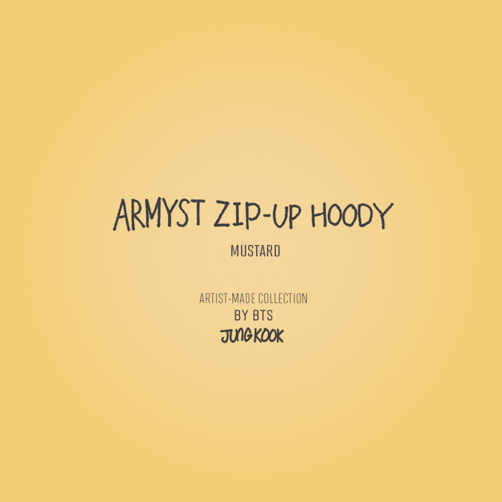BTS - ARTIST-MADE COLLECTION BY JUNGKOOK - HOODIE (YELLOW)