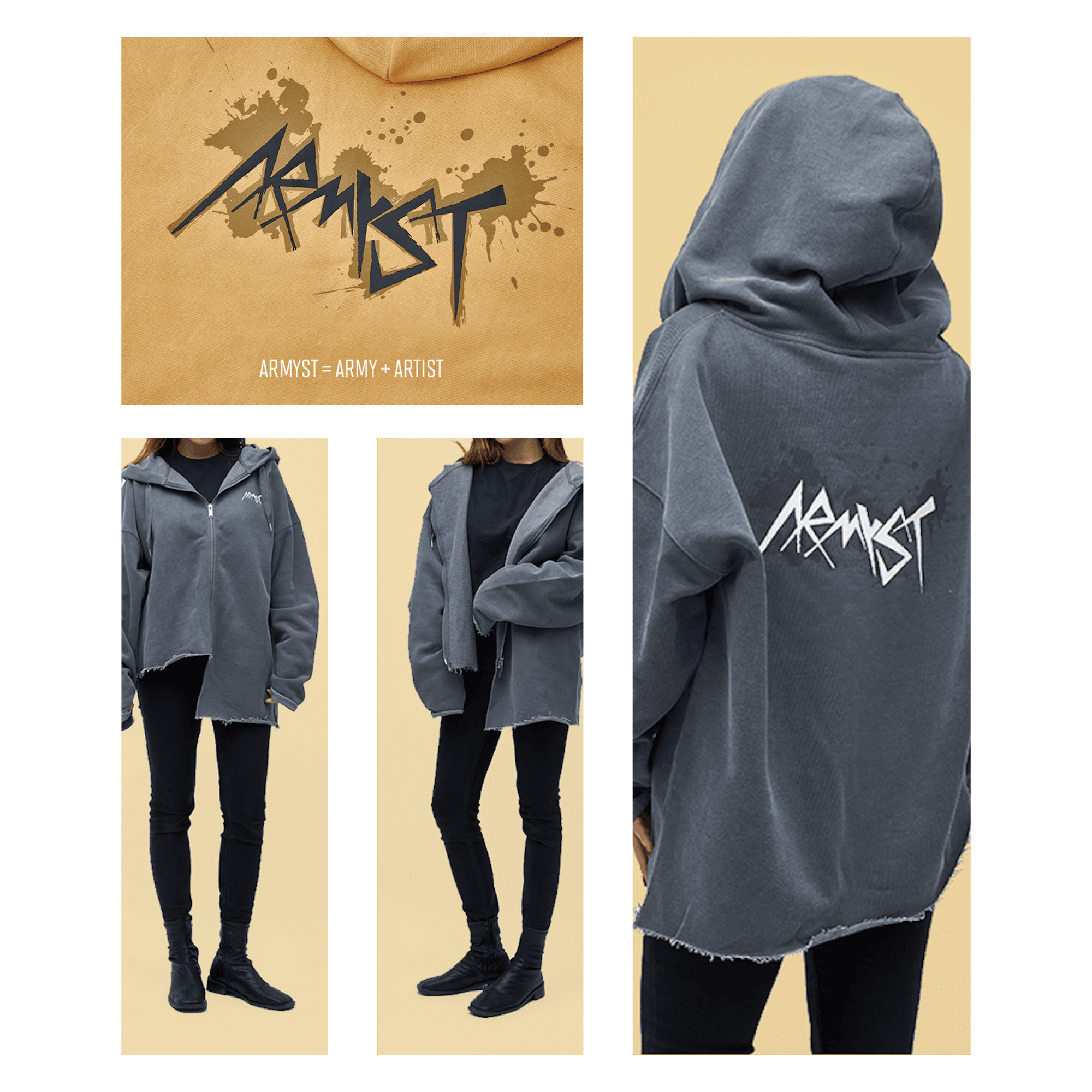 BTS - ARTIST-MADE COLLECTION BY JUNGKOOK - HOODIE (YELLOW) – IPBY BTS - ARTIST-MADE COLLECTION BY JUNGKOOK - HOODIE (YELLOW) – IPBY