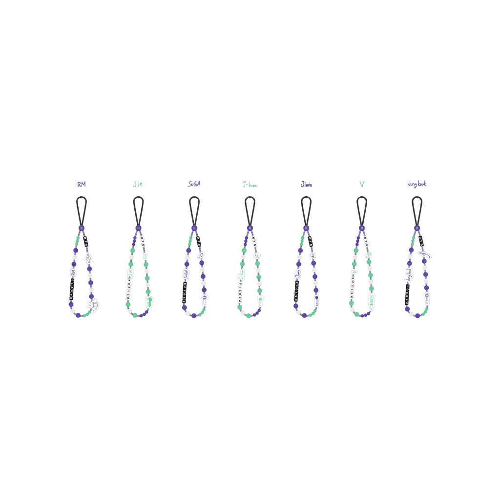 BTS - SPACE OF BTS BEADS STRAP
