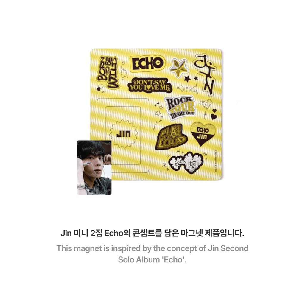 BTS - ECHO PHOTO & MAGNET PHOTO HOLDER