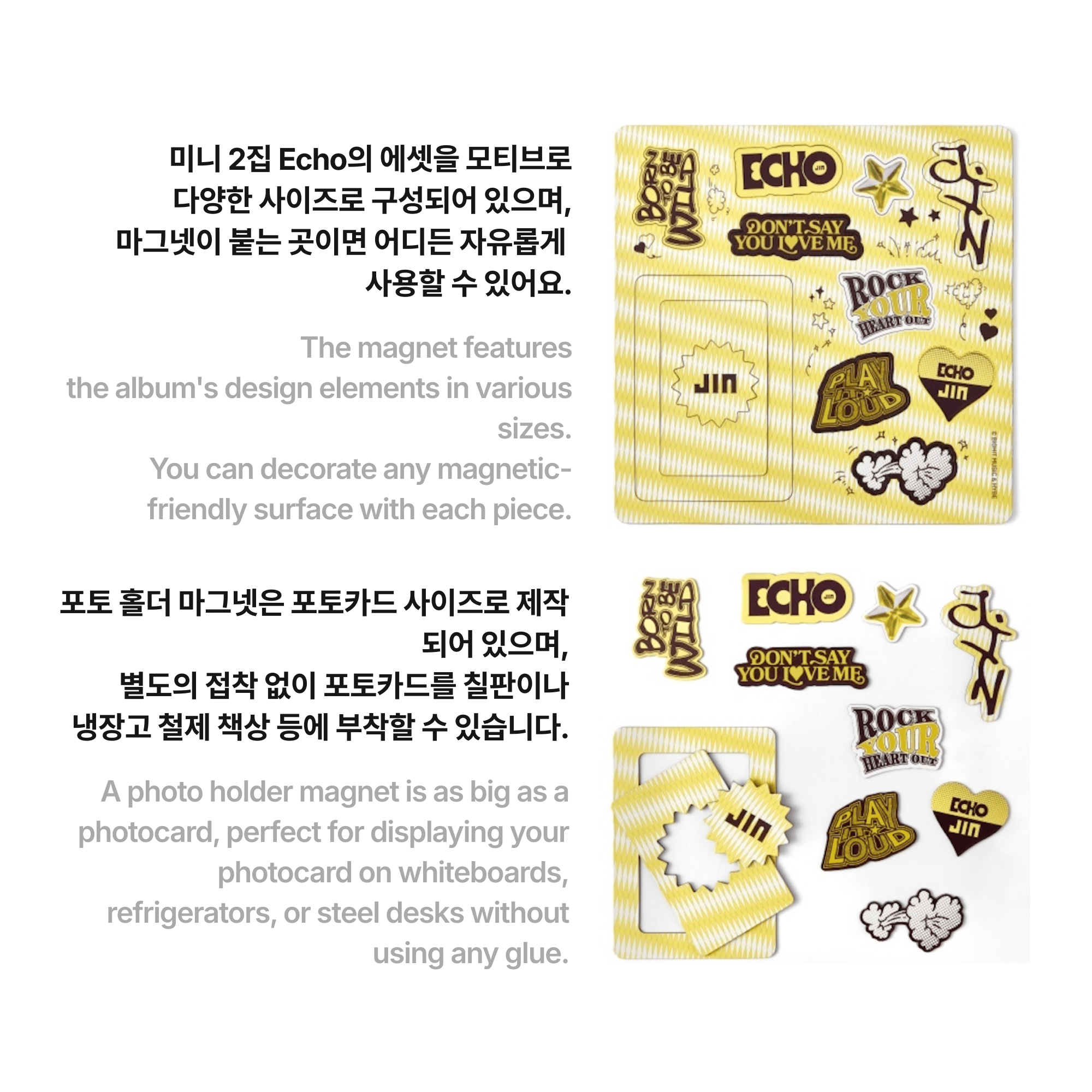 BTS - ECHO PHOTO & MAGNET PHOTO HOLDER