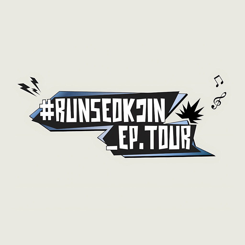 BTS - JIN - RUNSEOKJIN SLOGAN TOWEL