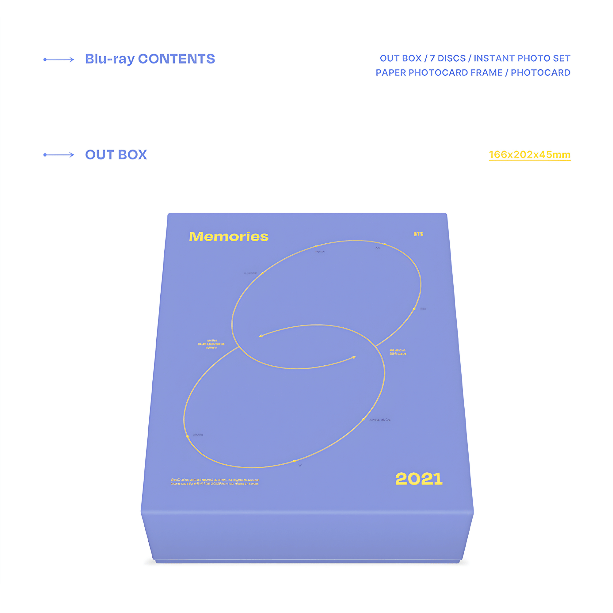 BTS - MEMORIES OF 2021 BLU-RAY