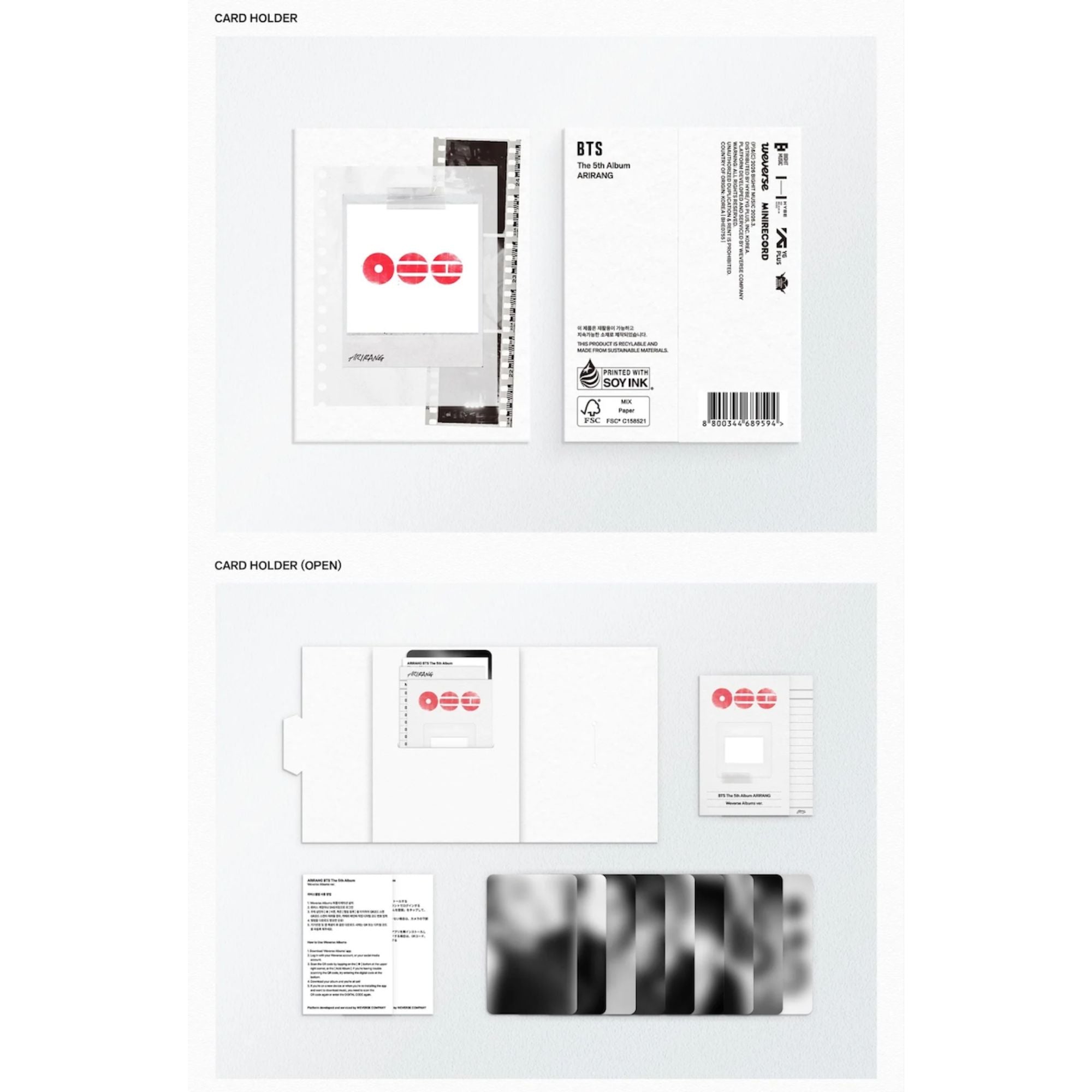 BTS The 5th Album 'ARIRANG' (Weverse Album Ver.)