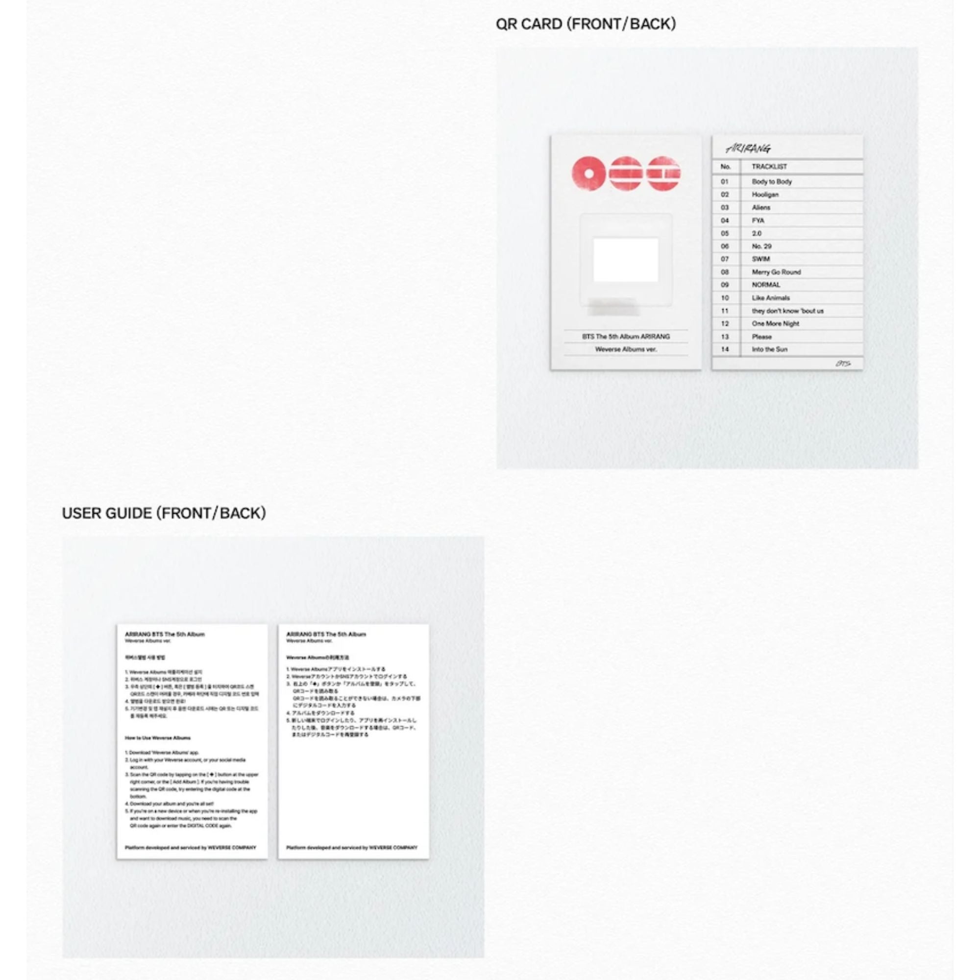 BTS The 5th Album 'ARIRANG' (Weverse Album Ver.)