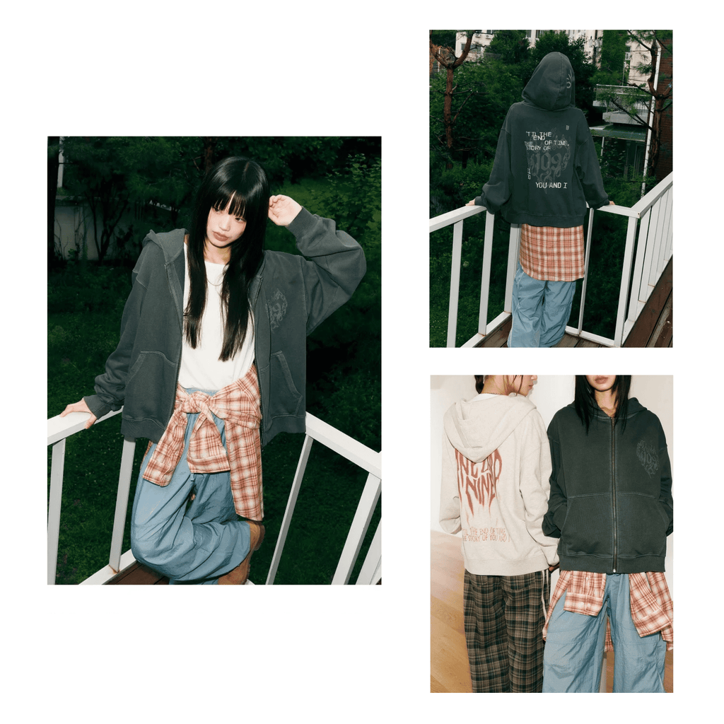 ENHYPEN - ARTIST-MADE COLLECTION BY SUNGHOON - 109 ZIP-UP HOODIE (DARK GRAY)