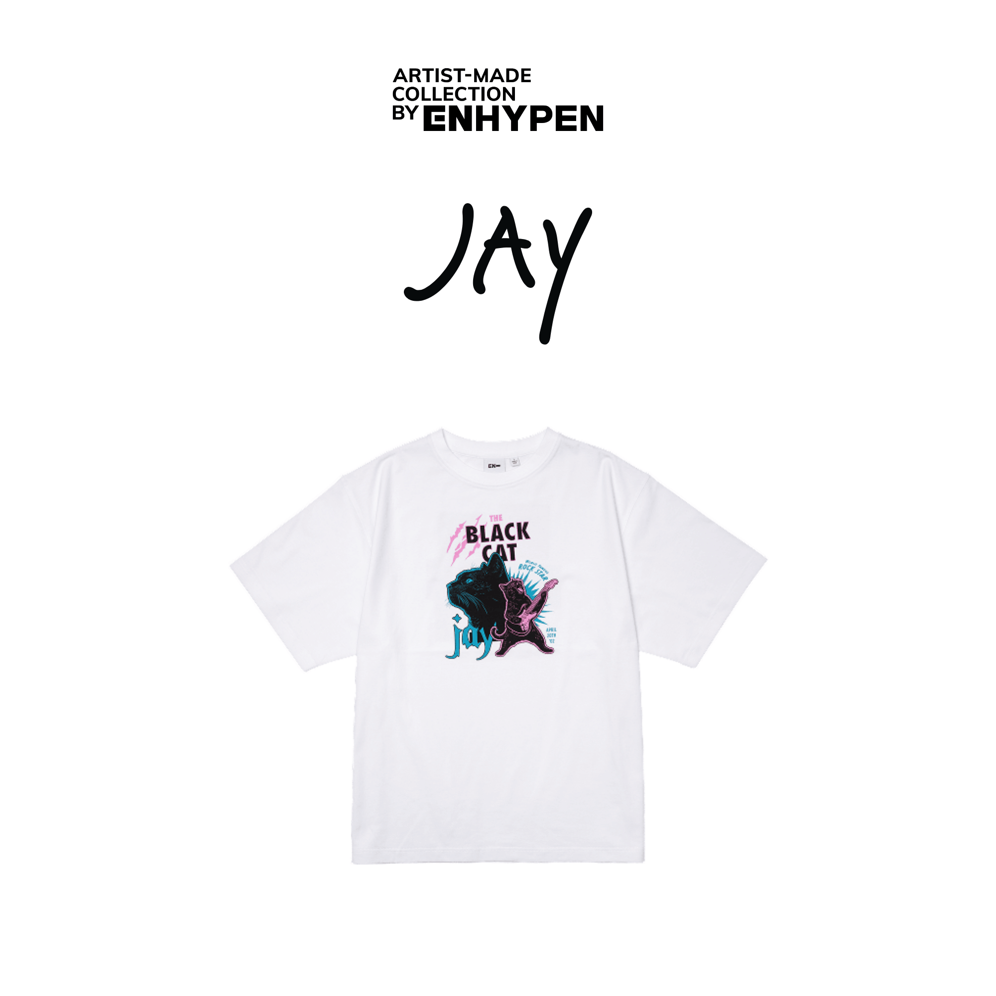 ENHYPEN - ARTIST-MADE COLLECTION BY JAY - FAMILY T-SHIRT (WHITE)