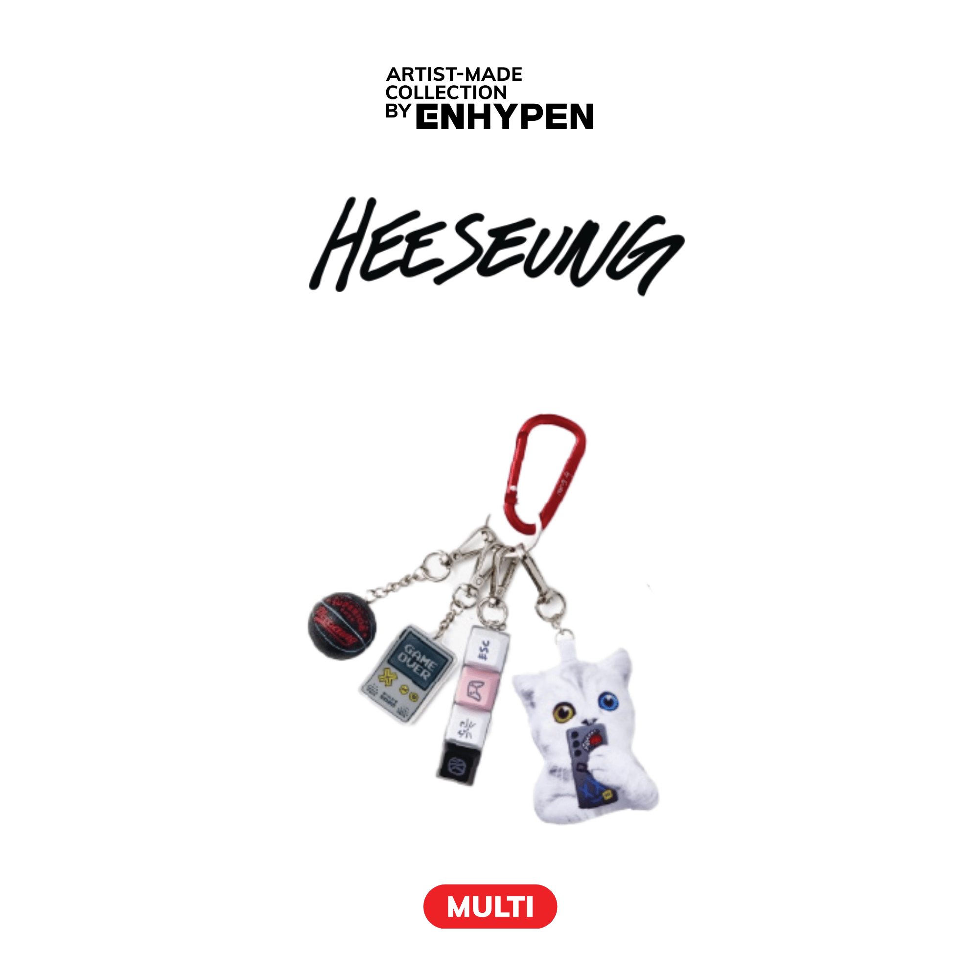 ENHYPEN - ARTIST-MADE COLLECTION BY HEESEUNG - UNSERIOUS KEYRING