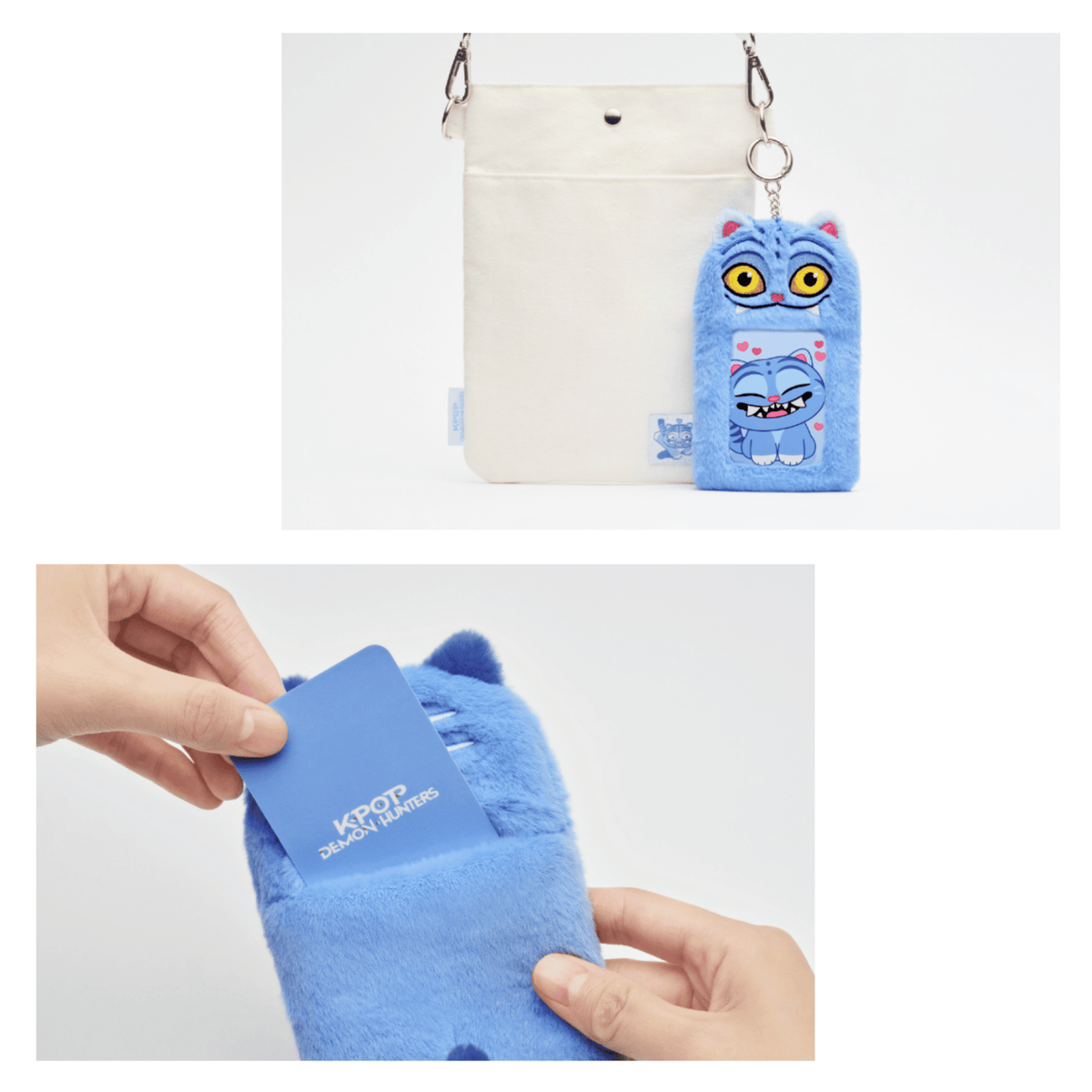 DERPY PLUSH PHOTOCARD HOLDER KEYRING - K-POP DEMON HUNTERS