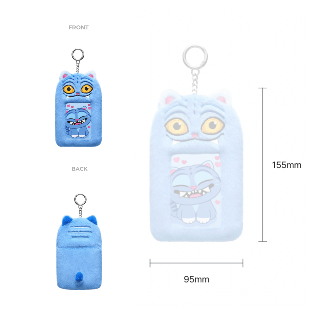 DERPY PLUSH PHOTOCARD HOLDER KEYRING - K-POP DEMON HUNTERS