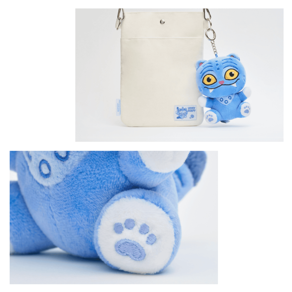 K-POP DEMON HUNTERS - DERPY TIGER PLUSH KEYRING