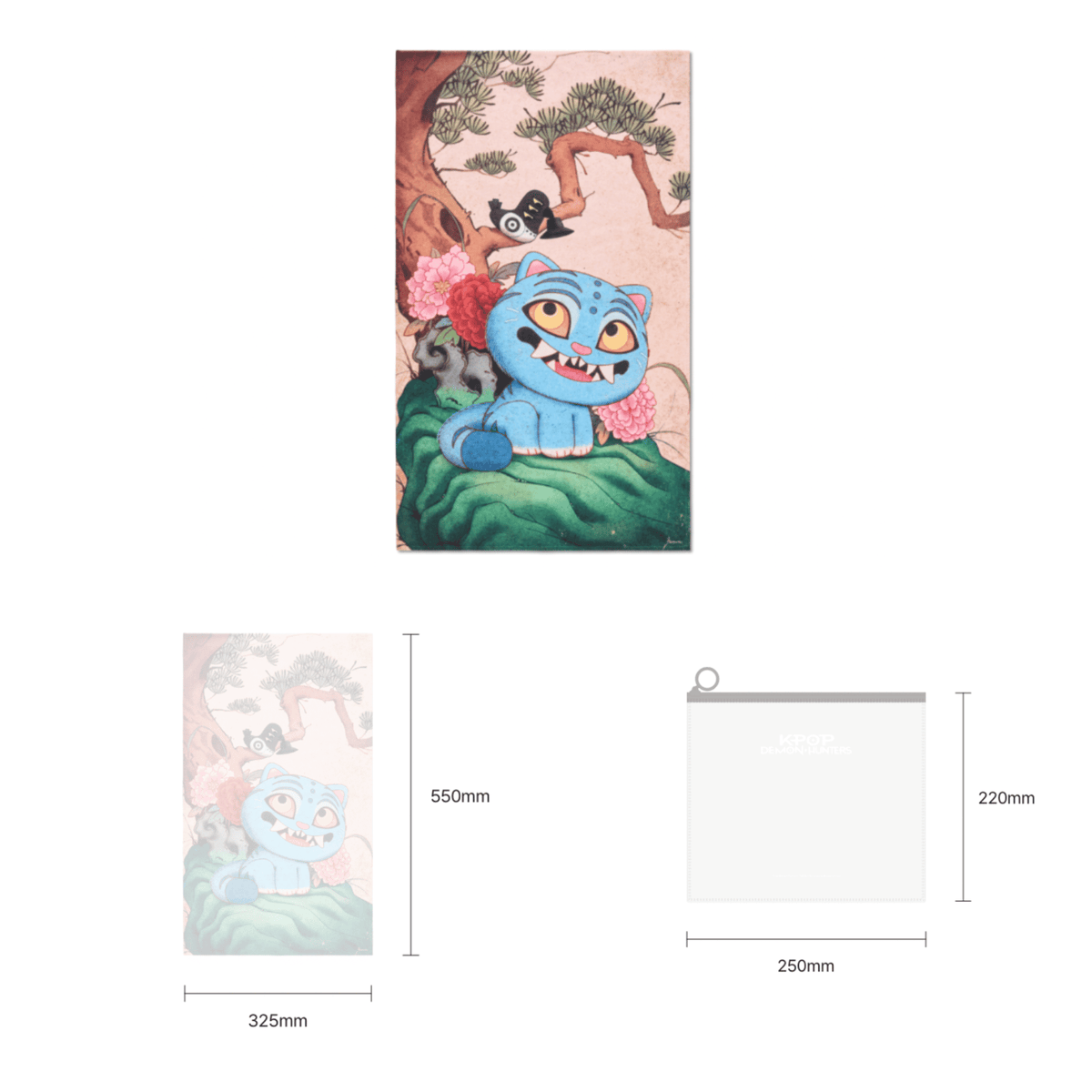 K-POP DEMON HUNTERS - HOJAKDO FABRIC POSTER