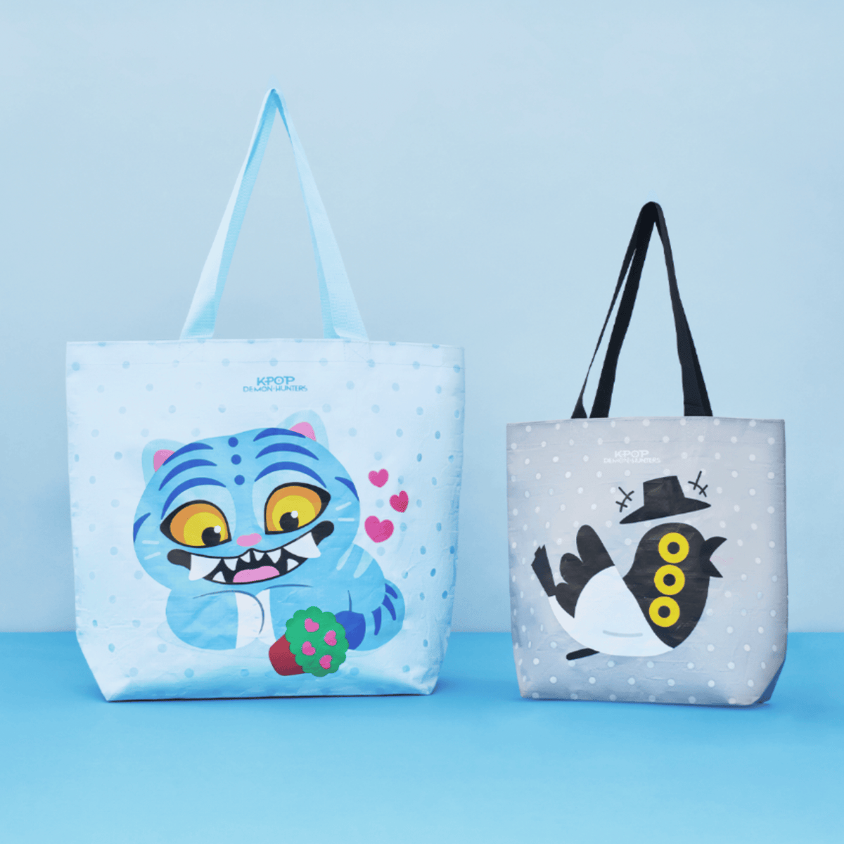 DERPY REUSABLE TARPAULIN TOTE BAG - K-POP DEMON HUNTERS
