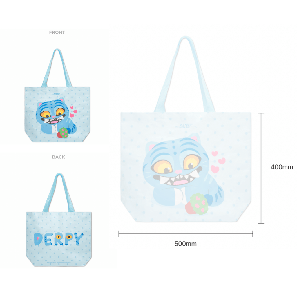 K-POP DEMON HUNTERS - DERPY REUSABLE TARPAULIN TOTE BAG