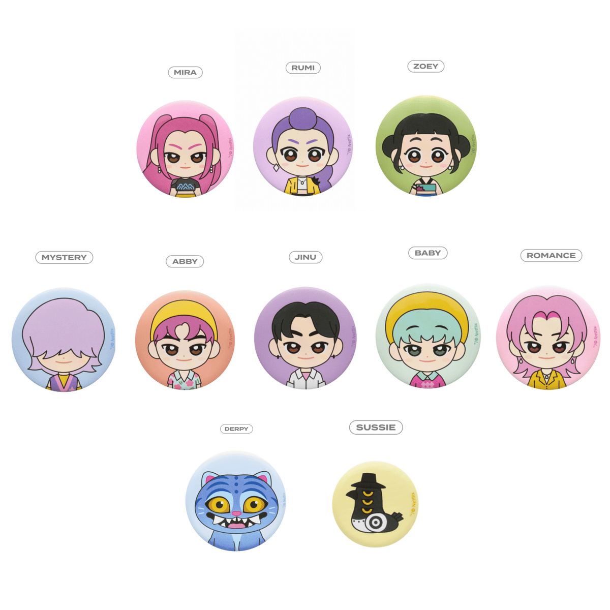 PIN BUTTON - K-POP DEMON HUNTERS
