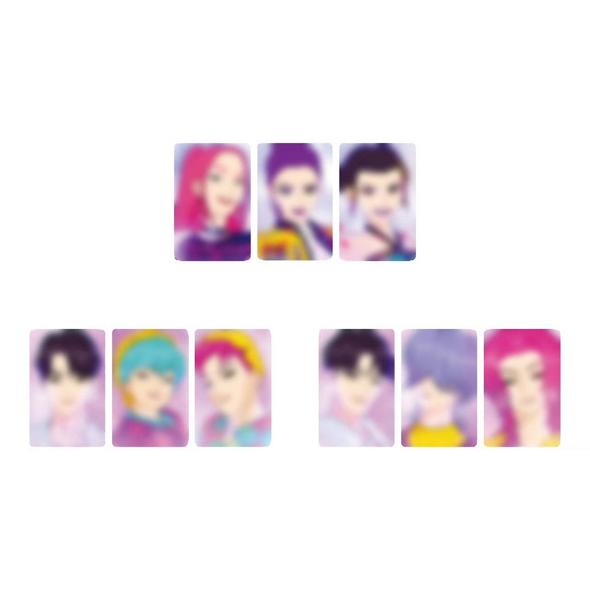 LENTICULAR PHOTOCARD SET - K-POP DEMON HUNTERS