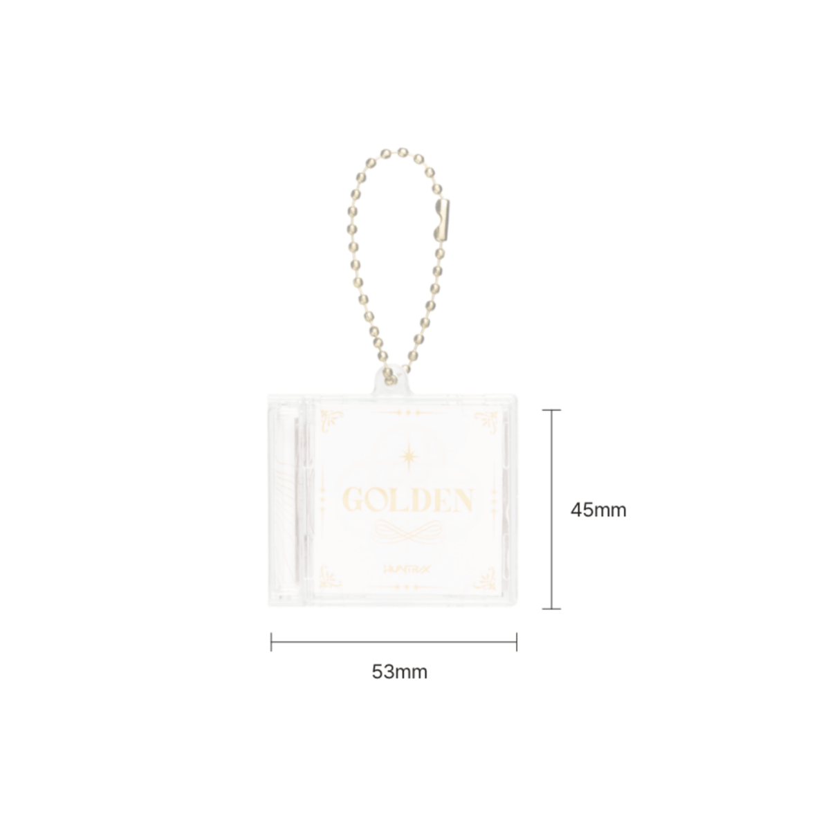 GOLDEN MINI CD KEYRING - K-POP DEMON HUNTERS