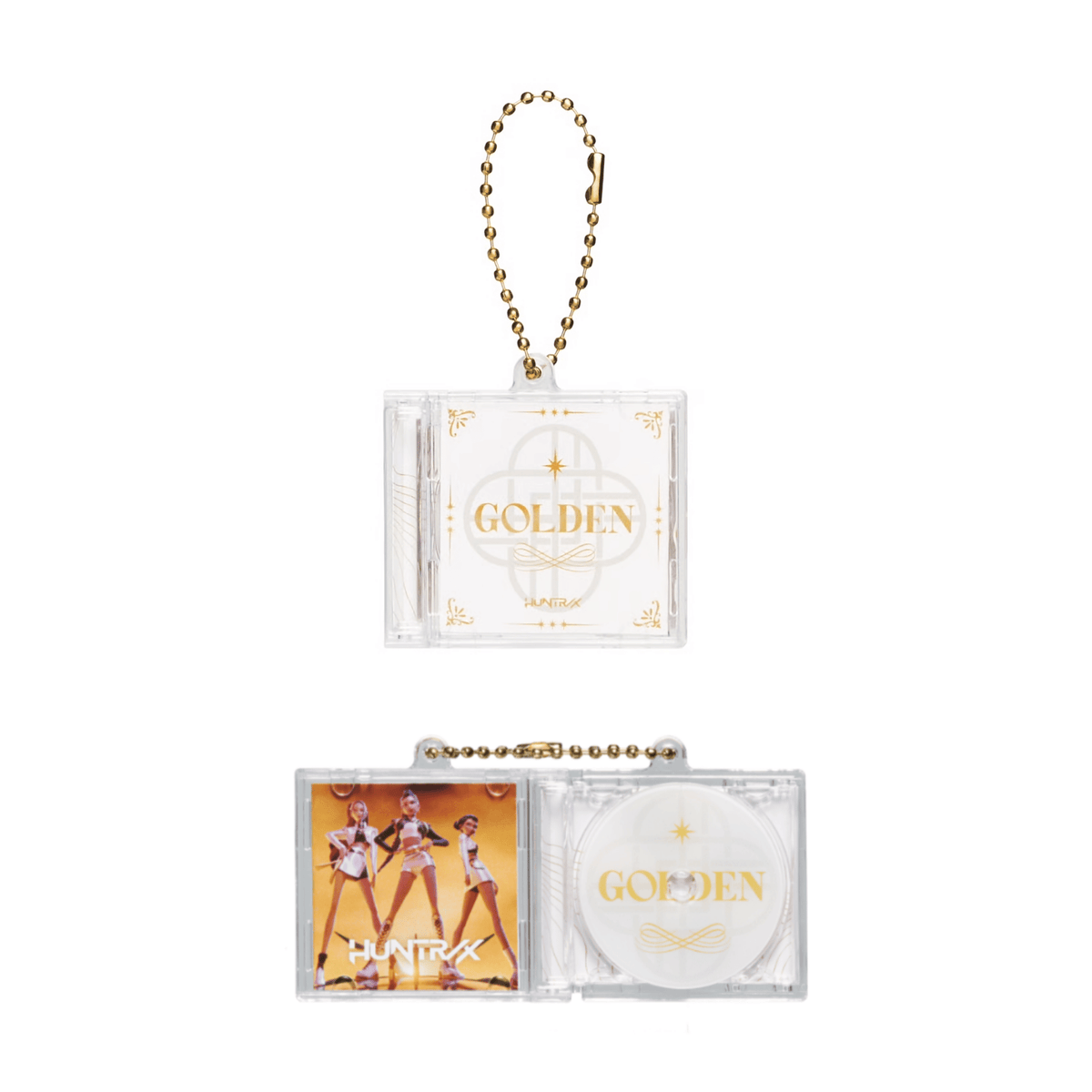 GOLDEN MINI CD KEYRING - K-POP DEMON HUNTERS