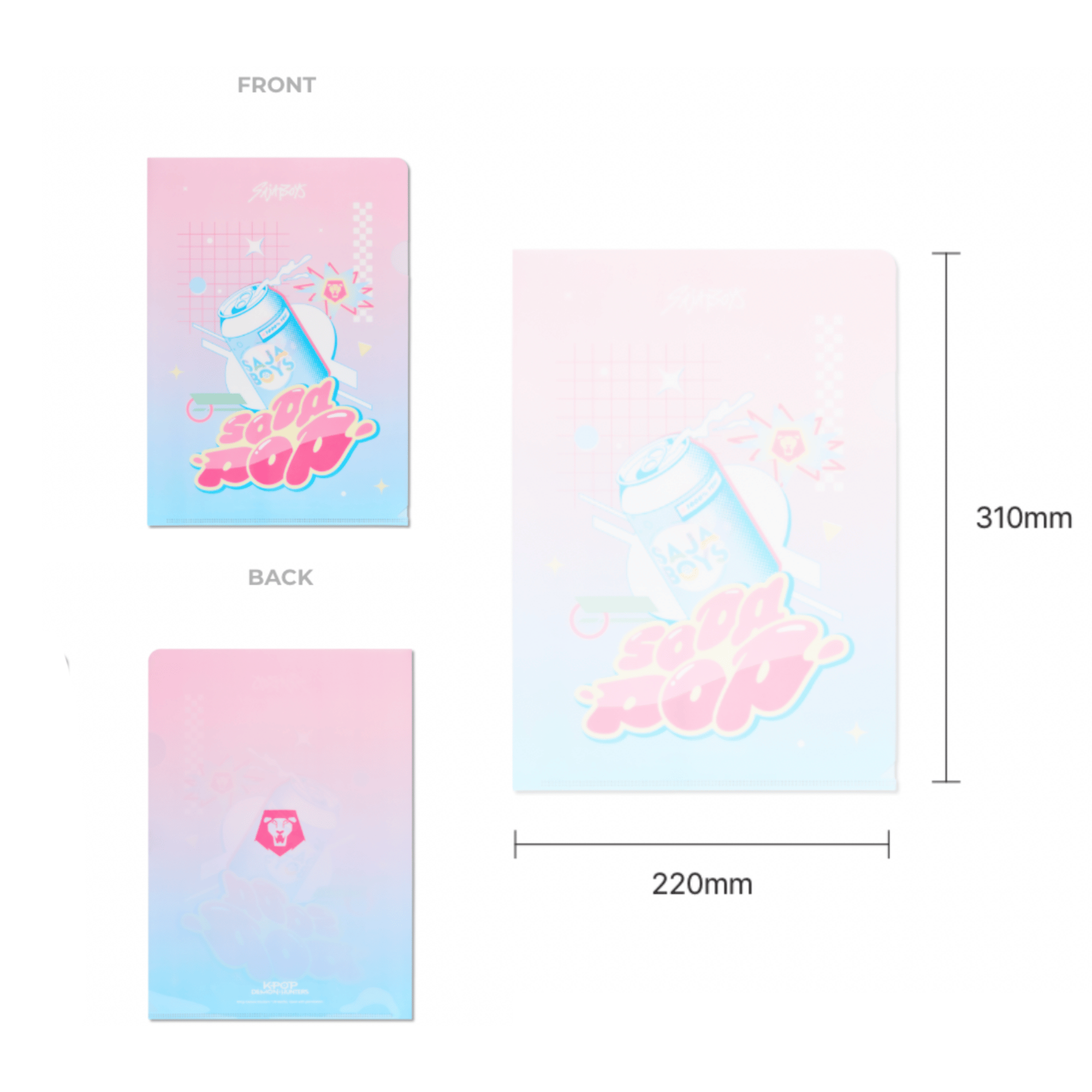SODA POP LHOLDER POSTER SET - K-POP DEMON HUNTERS