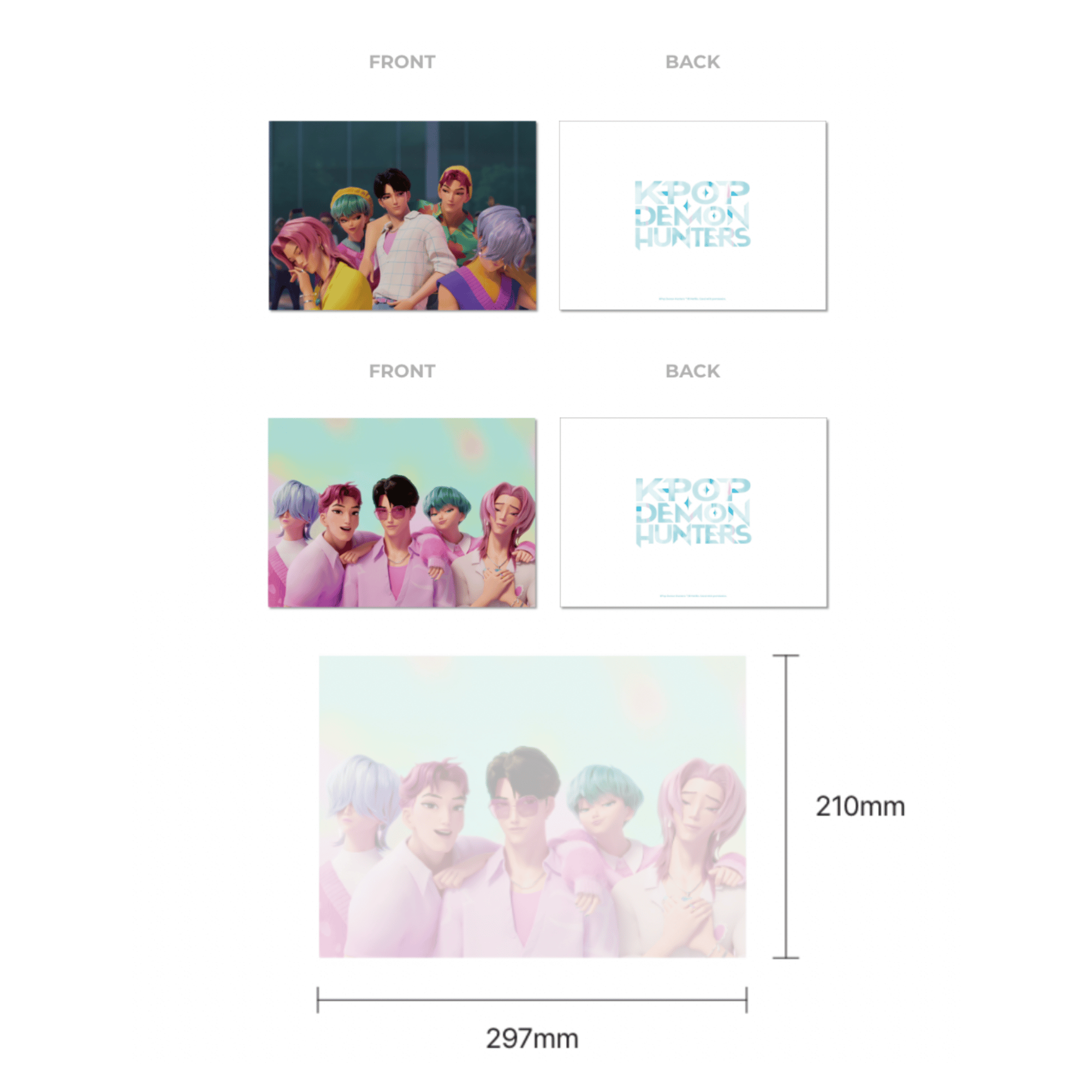 SODA POP LHOLDER POSTER SET - K-POP DEMON HUNTERS
