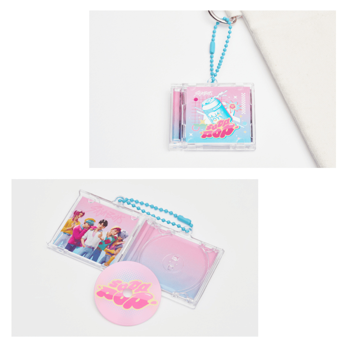 SODA POP MINI CD KEYRING - K-POP DEMON HUNTERS