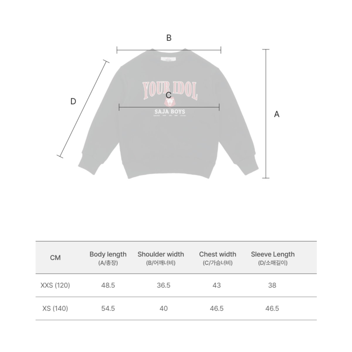 YOUR IDOL KIDS SWEATSHIRT - K-POP DEMON HUNTERS