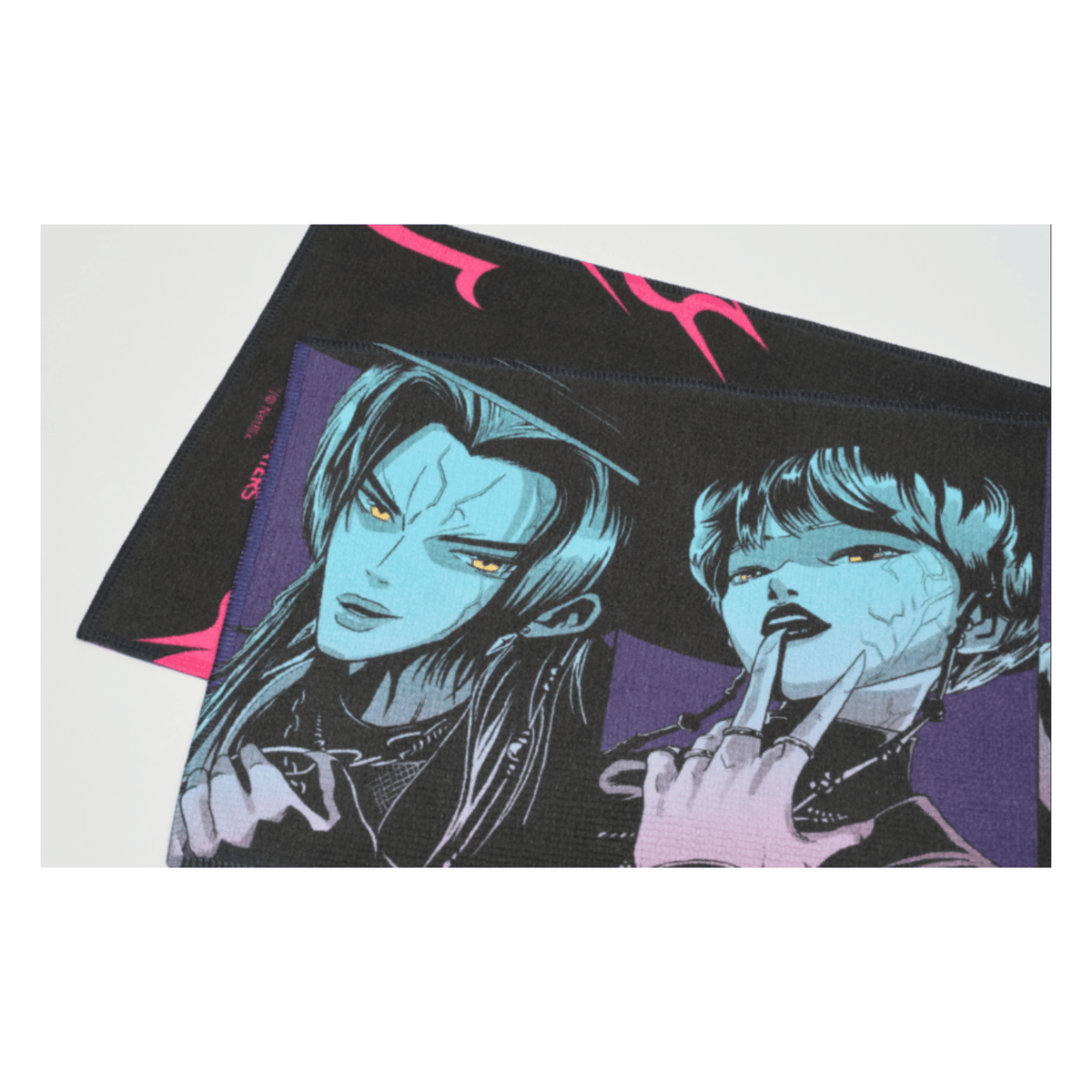 SAJA BOYS SLOGAN TOWEL - K-POP DEMON HUNTERS
