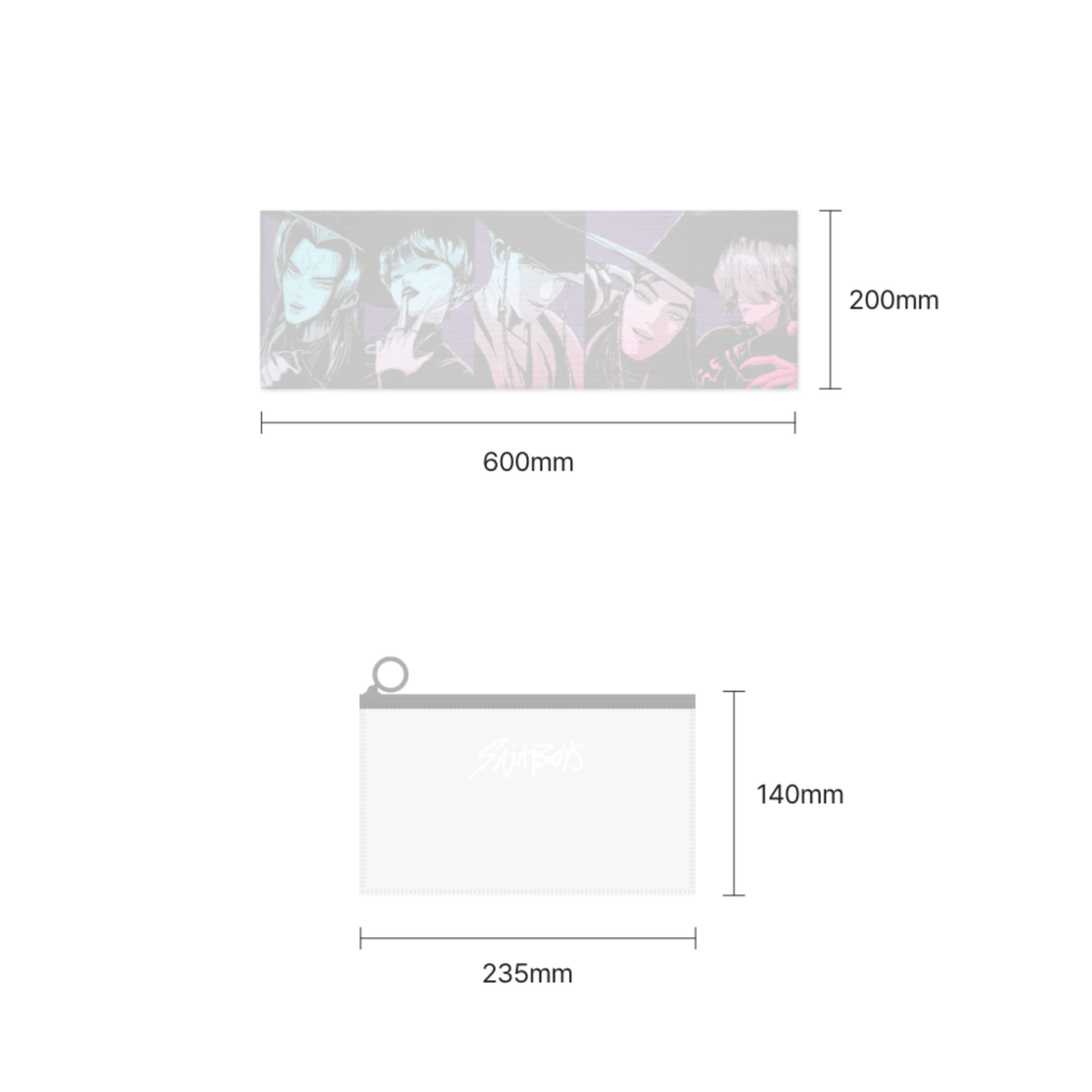 SAJA BOYS SLOGAN TOWEL - K-POP DEMON HUNTERS
