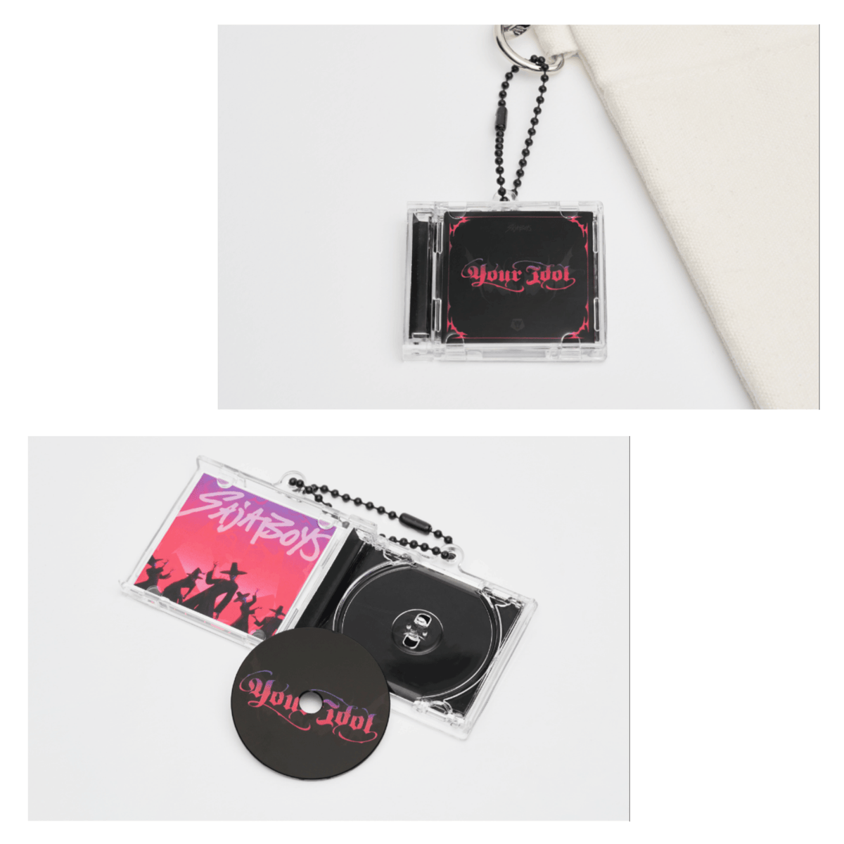 YOUR IDOL MINI CD KEYRING - K-POP DEMON HUNTERS