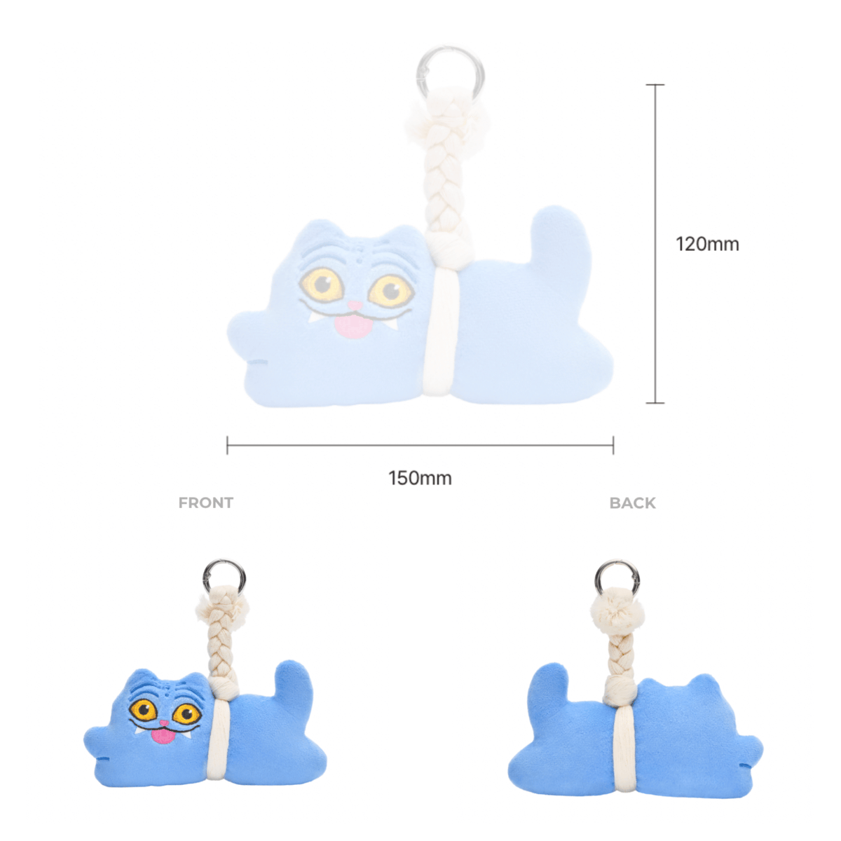 DERPY GUARDIAN PLUSH KEYRING - K-POP DEMON HUNTERS