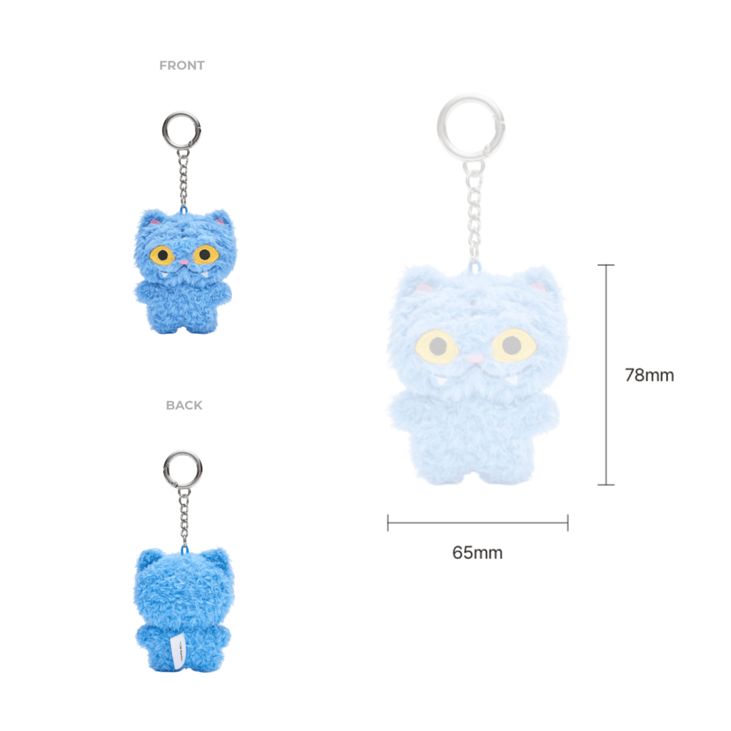K-POP DEMON HUNTERS - DERPY TIGER MINI KEYRING