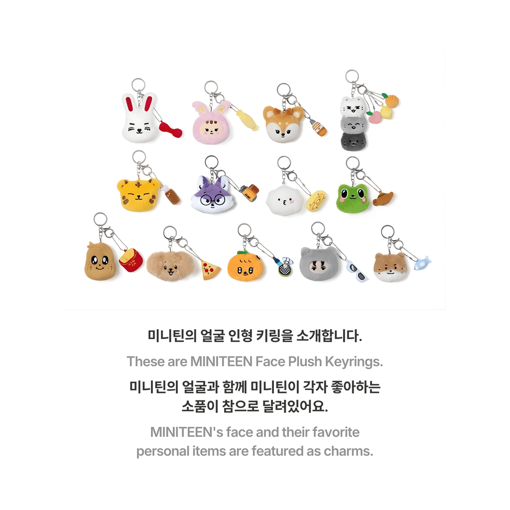 SEVENTEEN - MINITEEN - FACE KEYRING