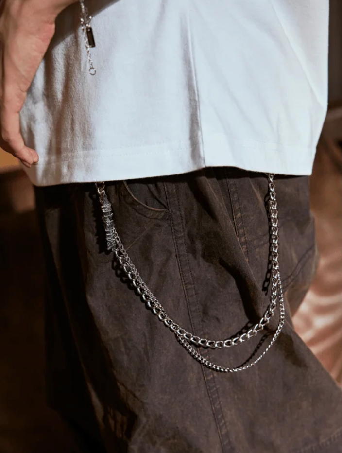 ENHYPEN - WALK THE LINE SILVER CHAIN STRAP