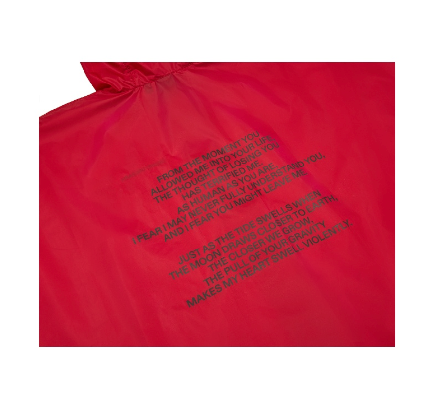 ENHYPEN - DESIRE: UNLEASH RED RAIN PONCHO