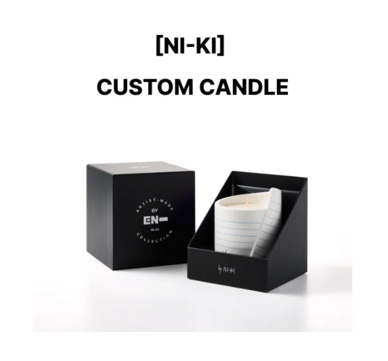 ENHYPEN - CUSTOM CANDLE by NI-KI - ARTIST MADE COLLECTION OFFICIAL